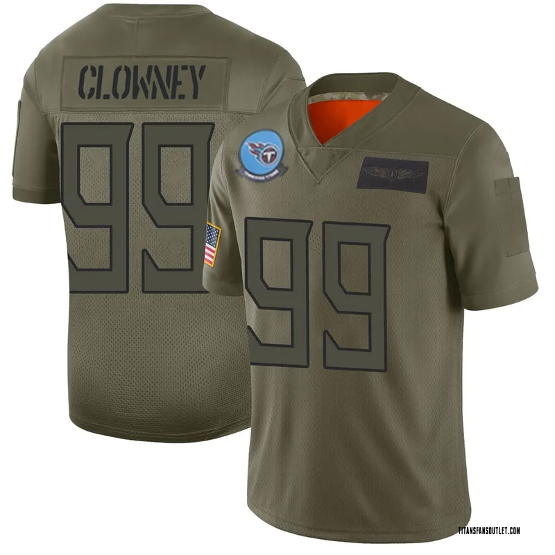 Youth Nike Tennessee Titans Jadeveon Clowney Camo 2019 Salute to Service Jersey - Limited